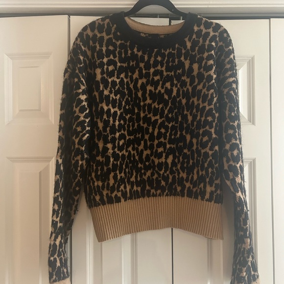 SOLD Petar Petrov lambs wool animal print sweater - Picture 5 of 6
